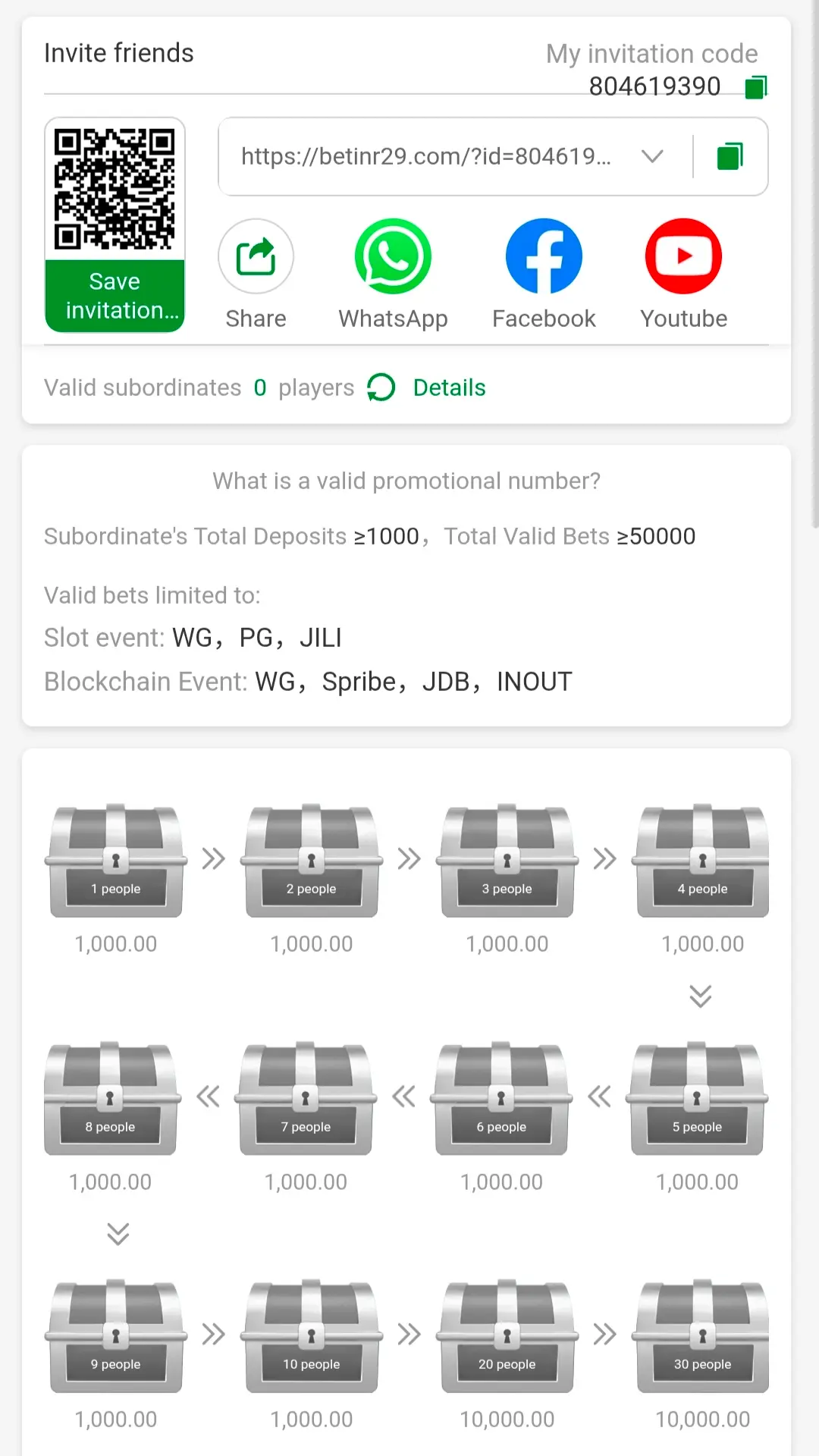 Betinr refferal bonus